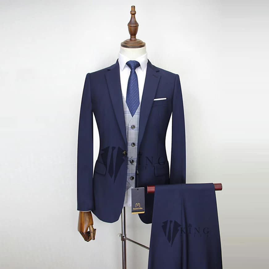 King Suits Three Piece Black - King Suits